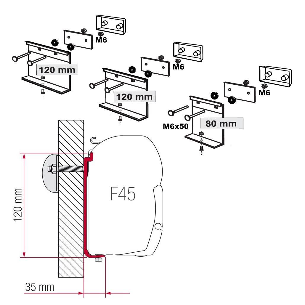 Awning Adapter Bracket T586