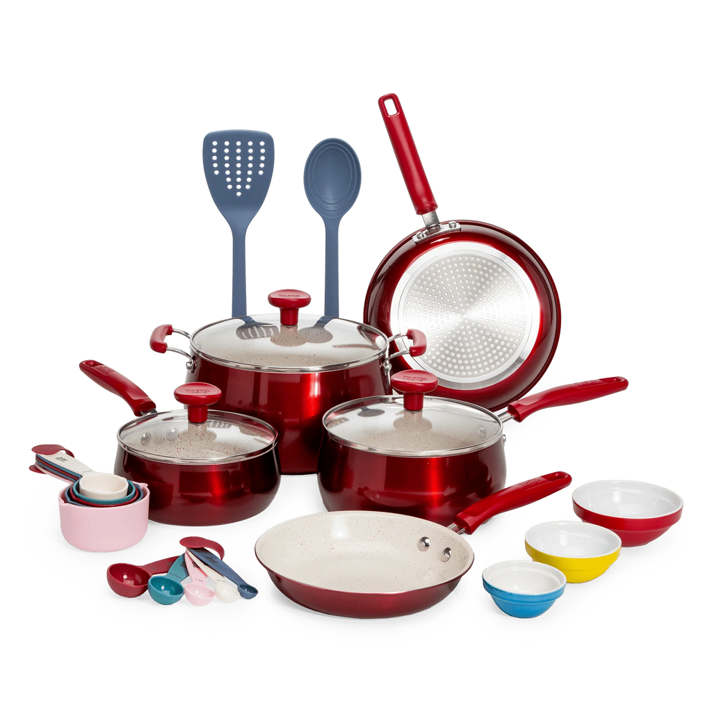 23 Piece Non-Stick Ceramic Aluminum Cookware Set V8772