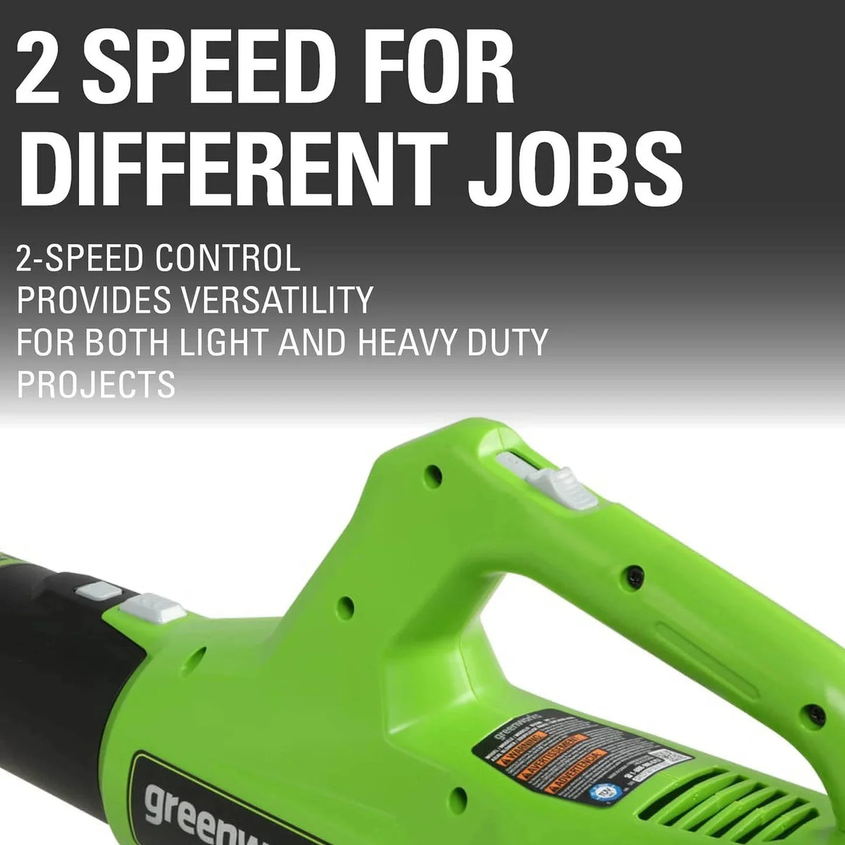 24V Cordless Axial Blower with 2Ah USB Battery & Charger Y140494