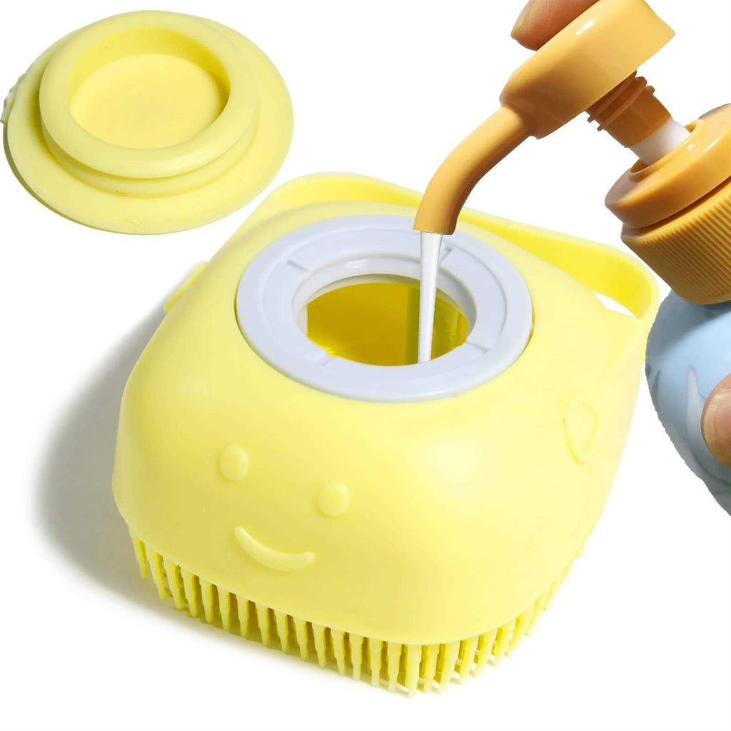 Dog Bath Brush with Shampoo Dispenser U63397