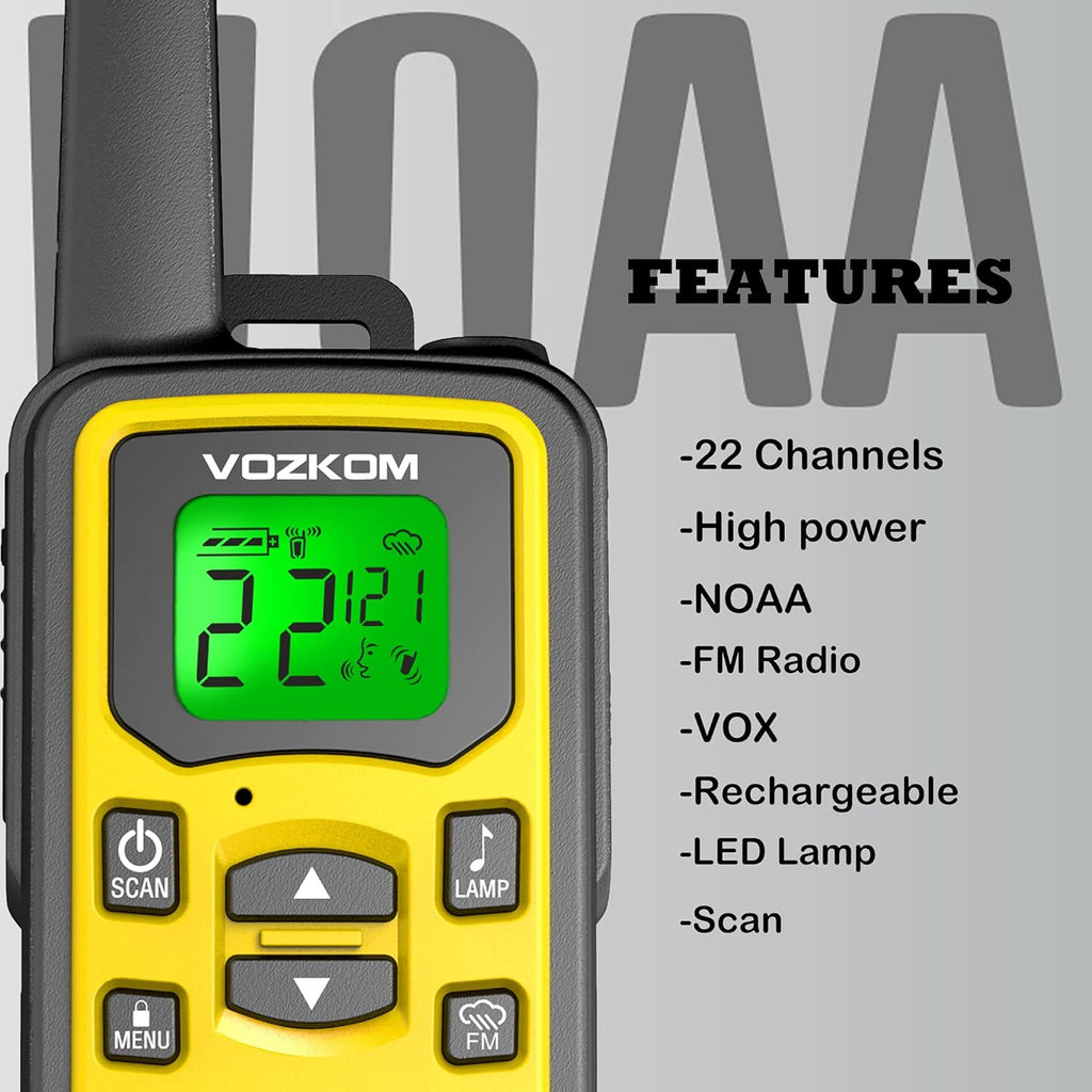 Long Range Rechargeable Two Way Radio H8970