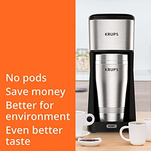12oz Single Serve Coffee Maker with Travel Tumbler Q71725
