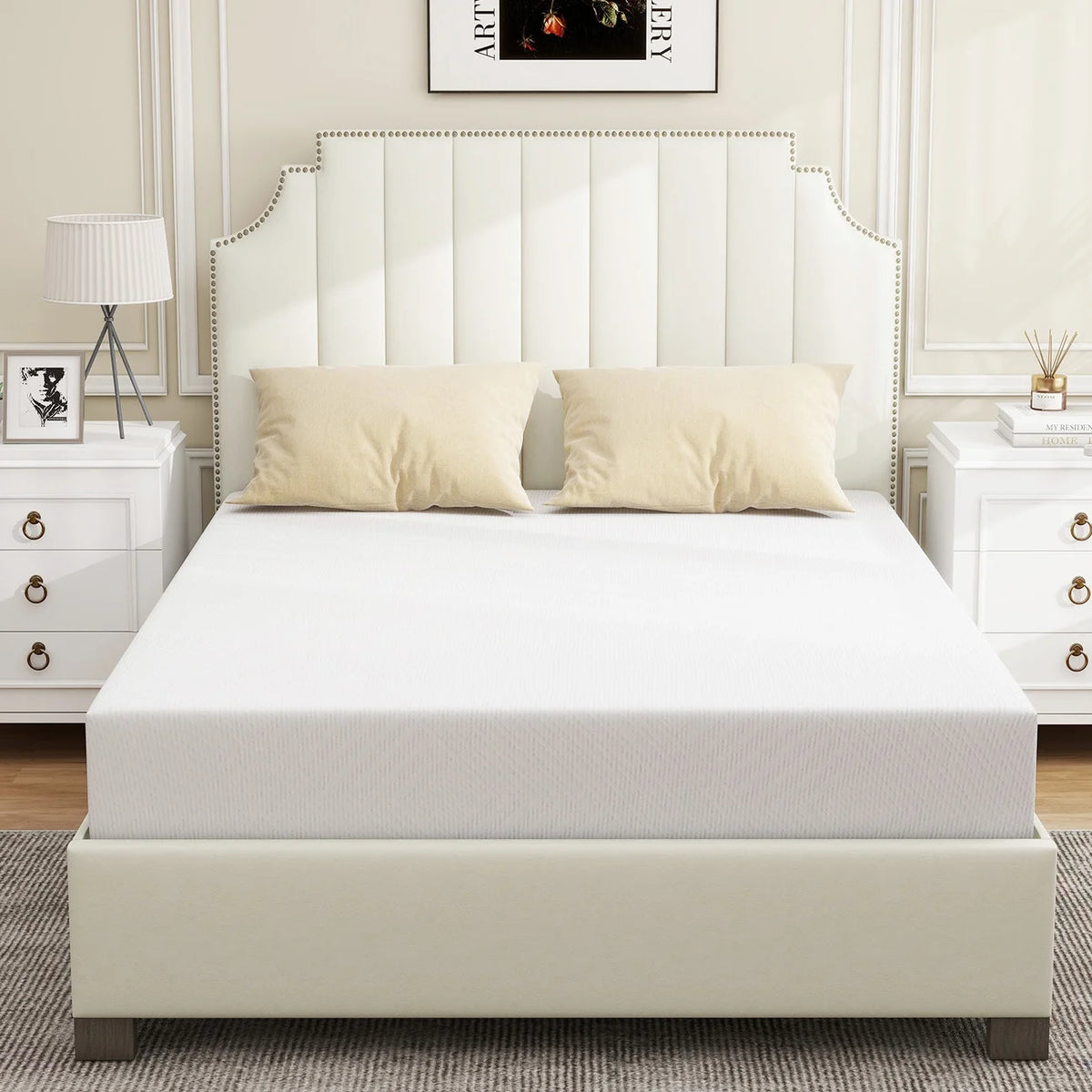 Twin Size Memory Foam Mattress with Cover C5030