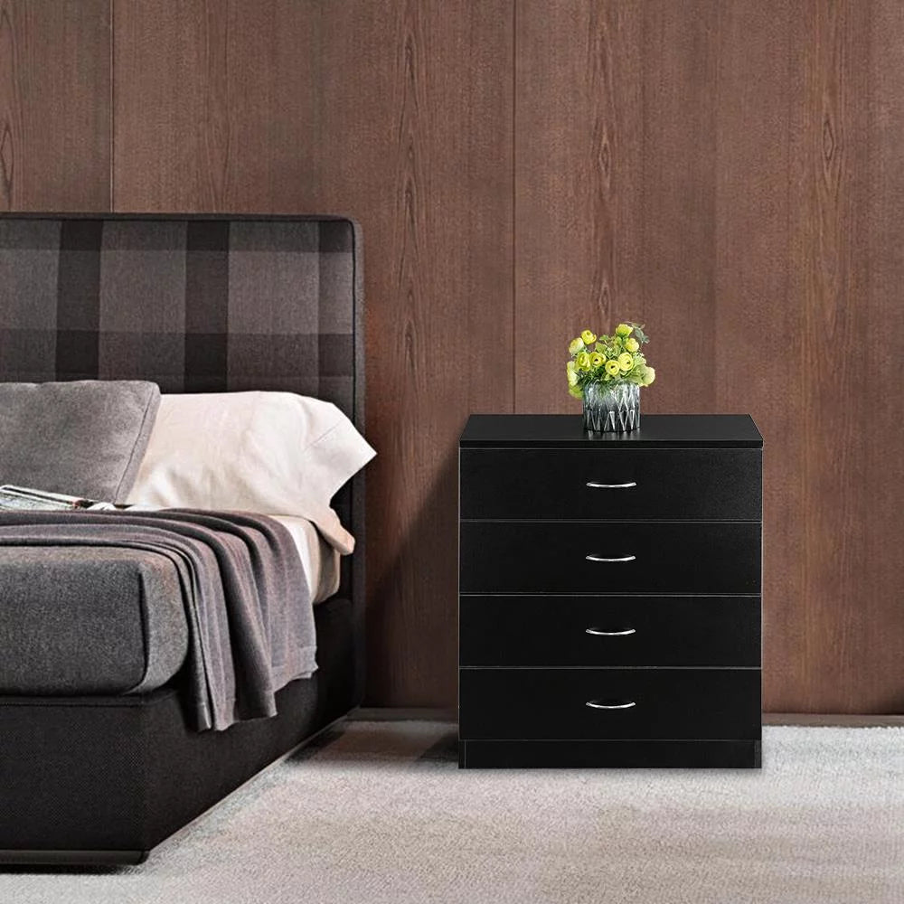 Black 4 Drawer Dresser G2495