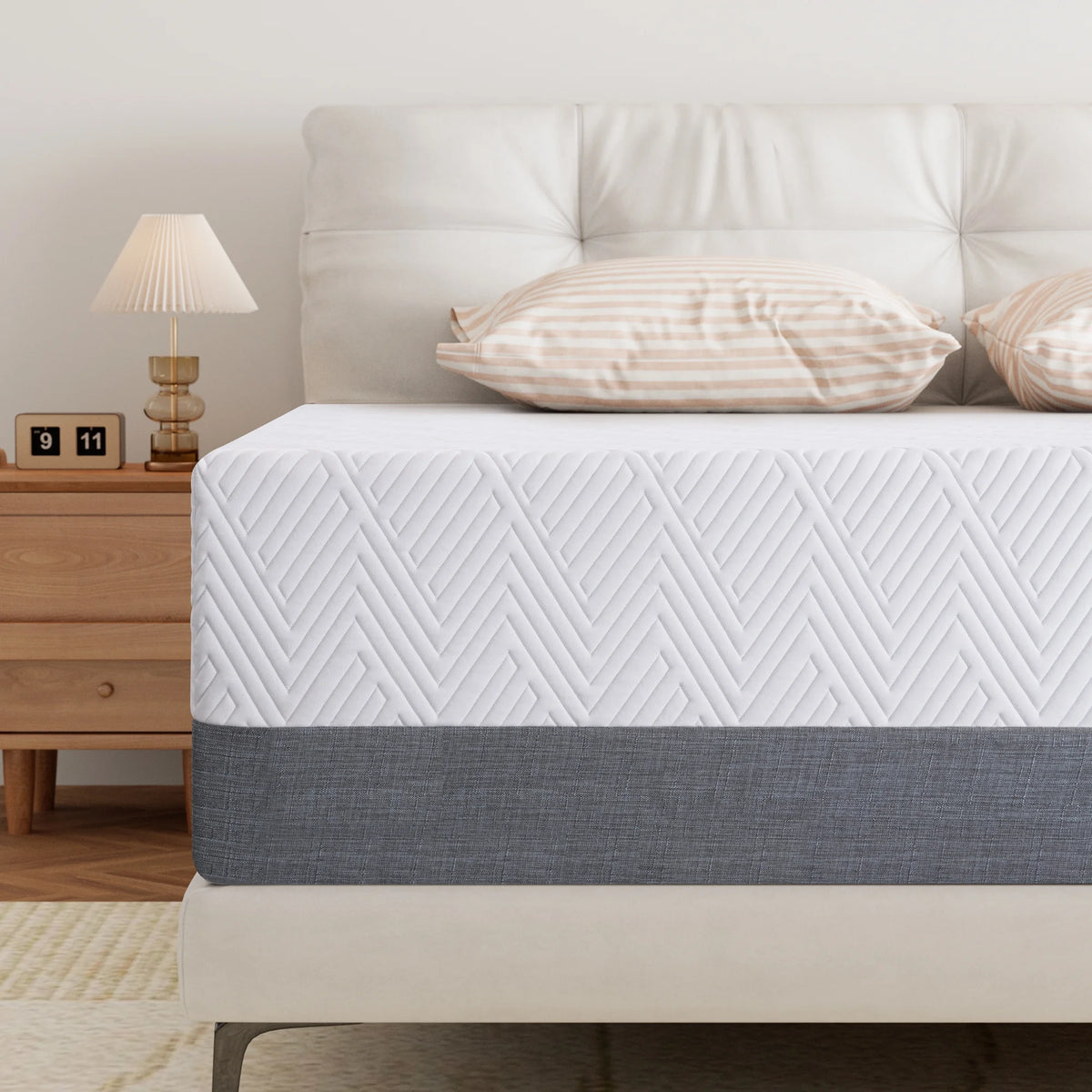 Queen 10 Gel Memory Foam Mattress R216