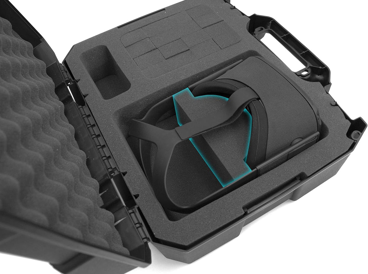 Hard Shell Travel Case for VR Headset with Custom Compartments H550866