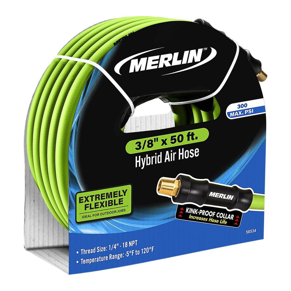 3/8 in. x 50 ft. PVC/Rubber Hybrid Air Hose J75933