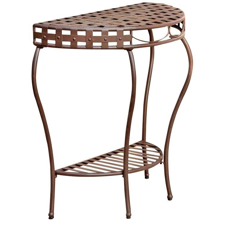 2-Tier Half Moon Table P211