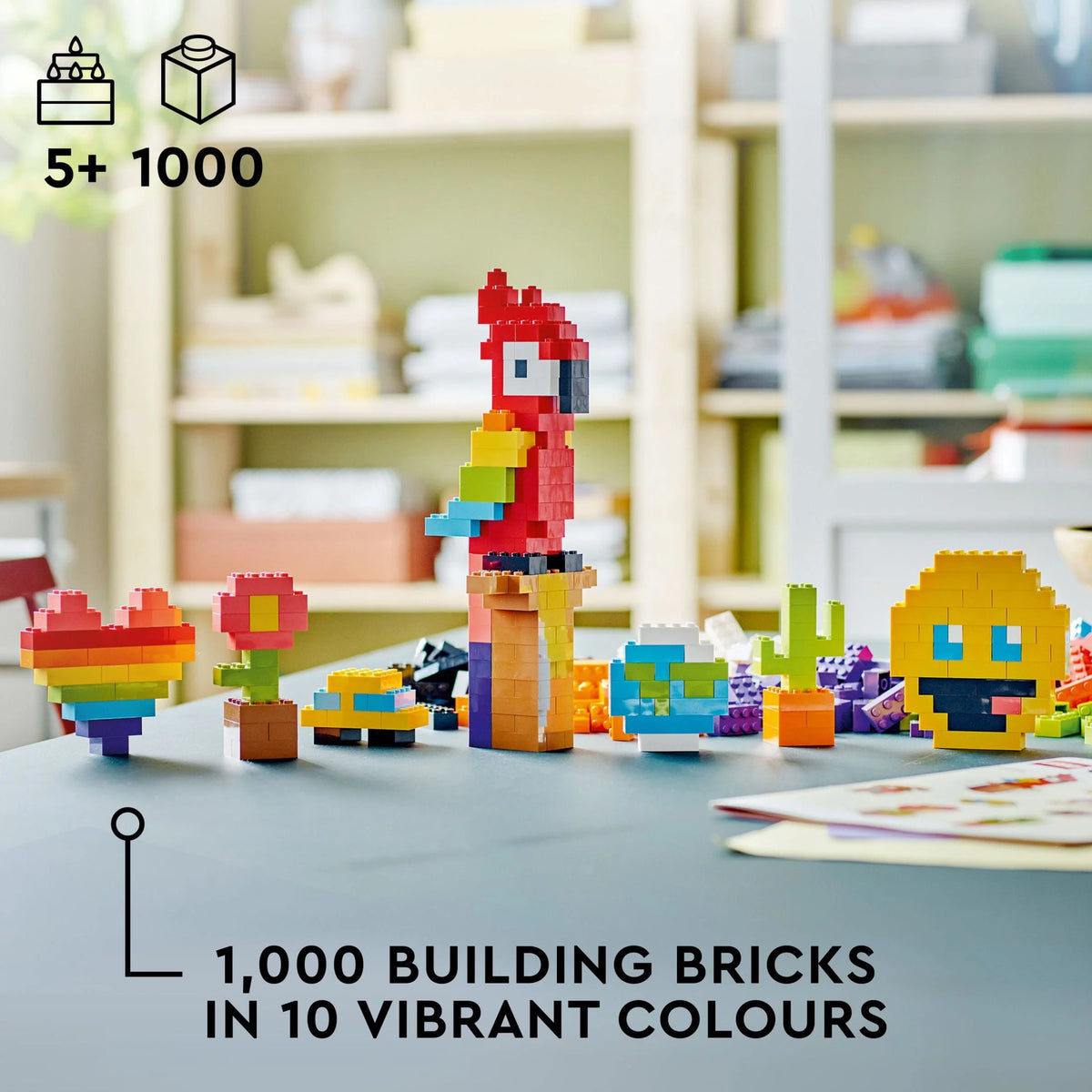 Classic Lots of Bricks Construction Toy Set Q834323