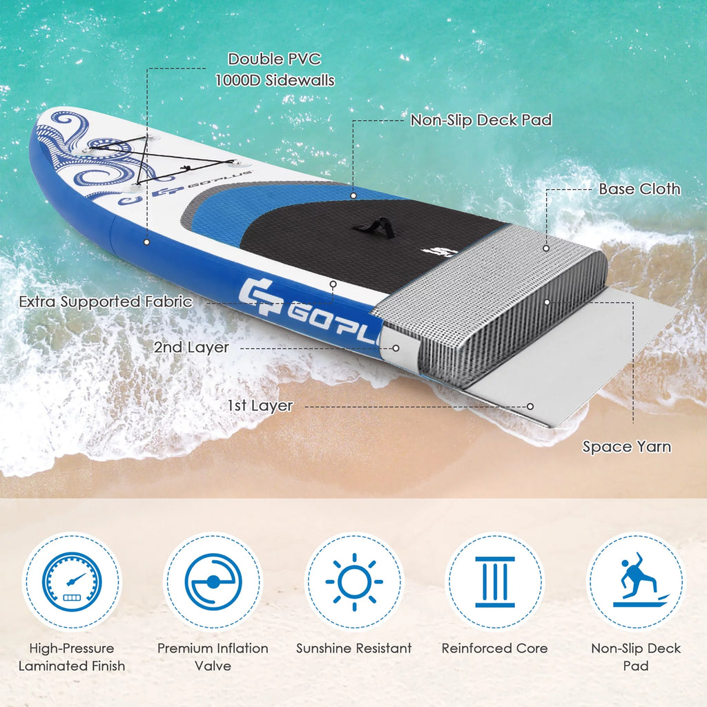 10.5' Inflatable Stand Up Paddle Board B18757