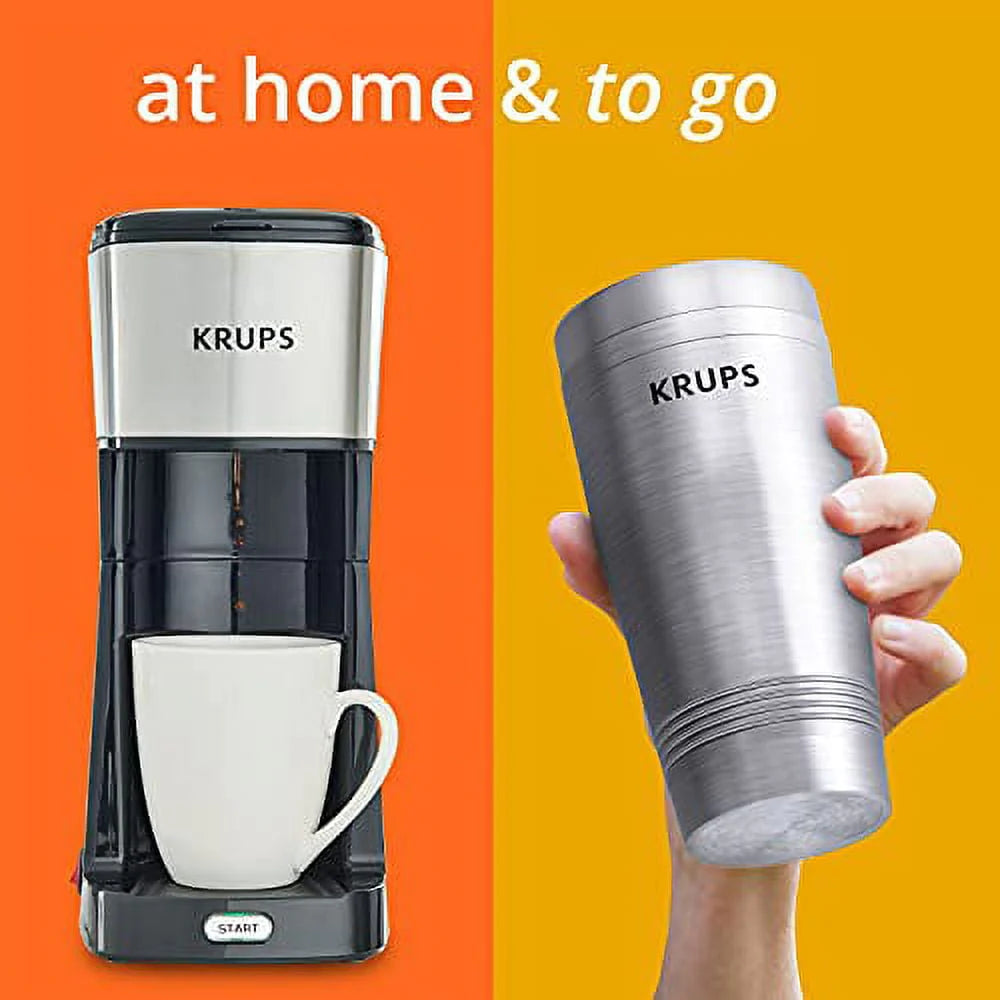 12oz Single Serve Coffee Maker with Travel Tumbler Q71725