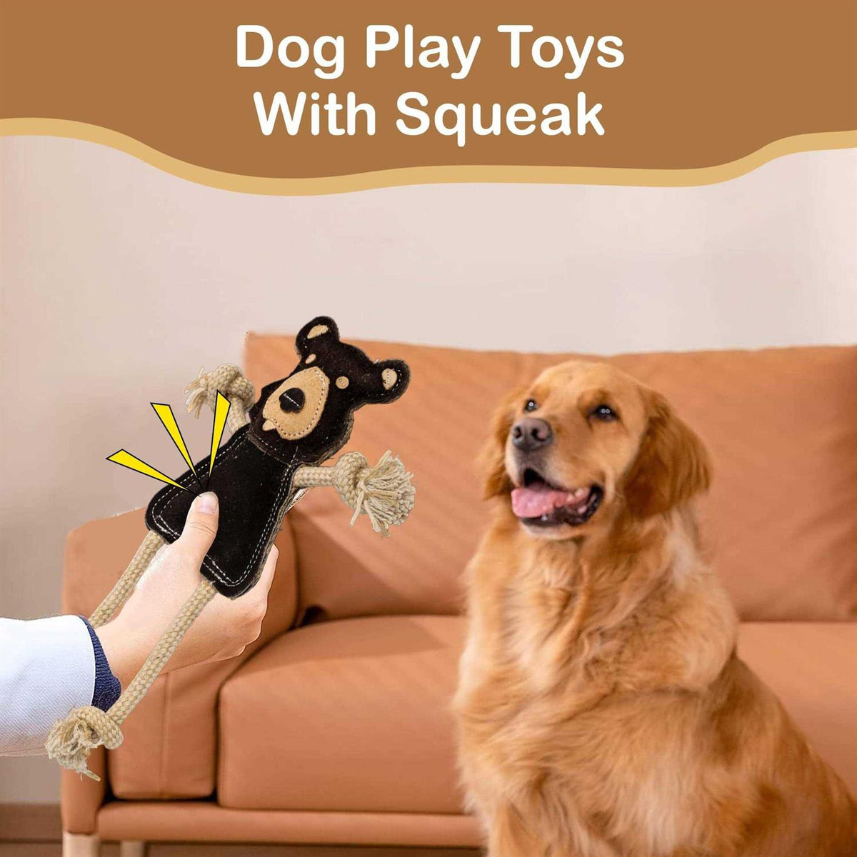 Leather Dog Toy Y8935