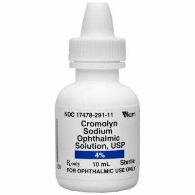 Cromolyn Sodium Ophthalmic Solution 4% 10mL I4331