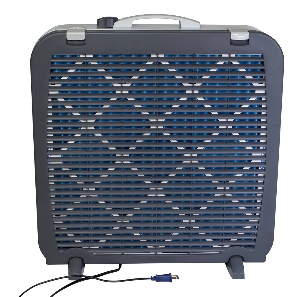 White 3-Speed 2-in-1 Box Fan and Air Purifier A534