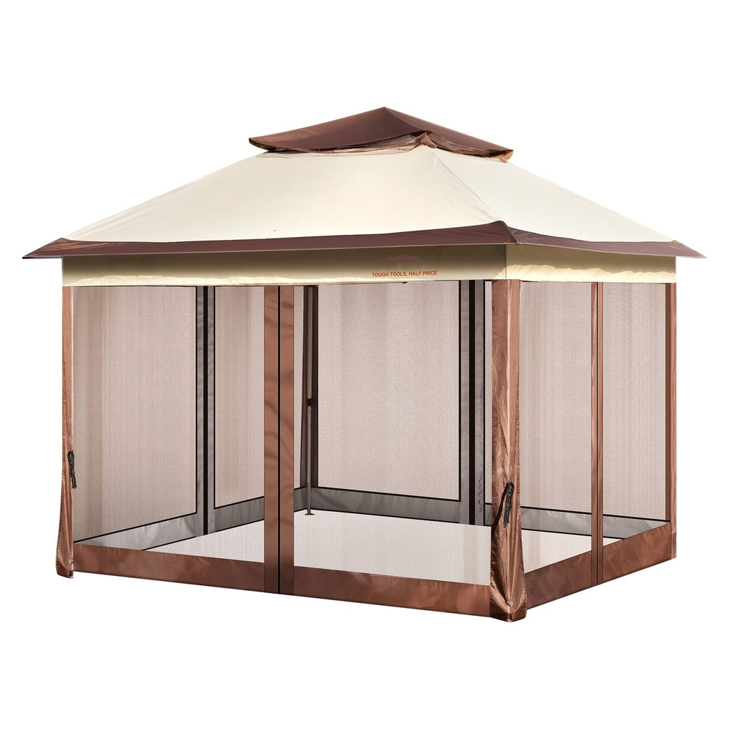11 x 11 FT Pop up Gazebo with Mosquito Netting F66601