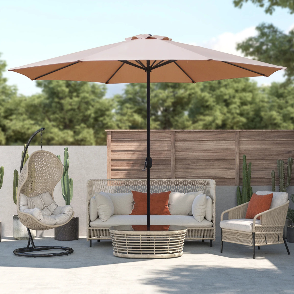 11ft Patio Umbrella with Crank B427