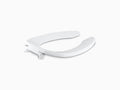 Elongated Toilet Seat with Check Hinge, White M23484