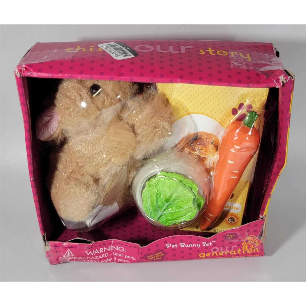 Mini Plush Pet Bunny 18 Accessory Set C405474
