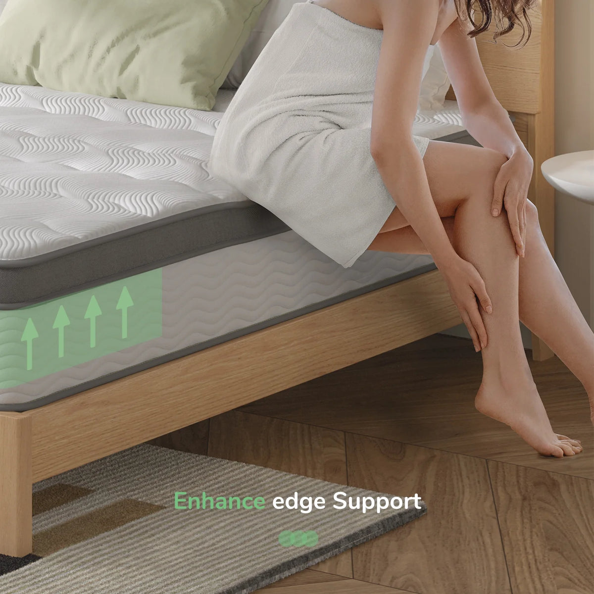 10 Memory Foam Pocket Spring Hybrid Mattress R164