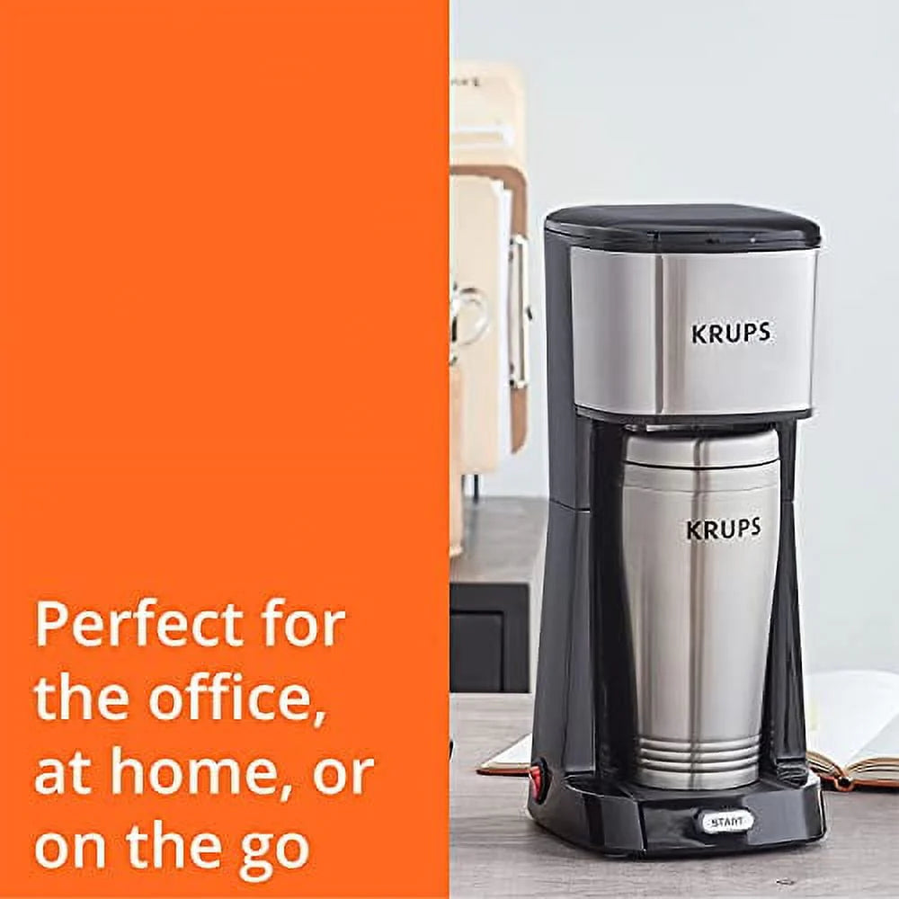 12oz Single Serve Coffee Maker with Travel Tumbler Q71725