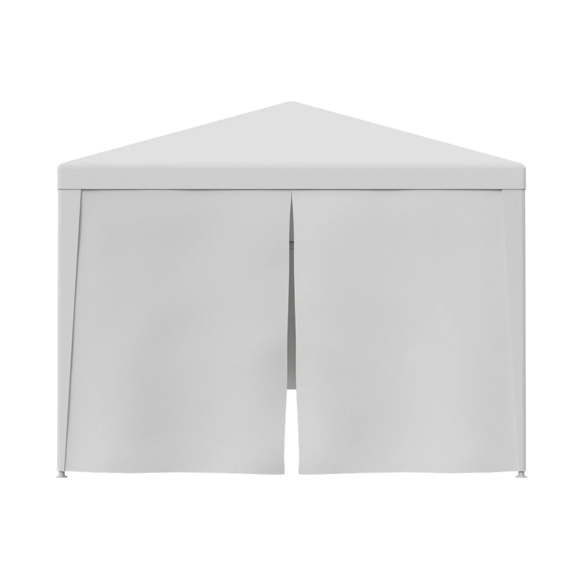 10'x 30' White Gazebo Canopy with 6 Windows & 2 Sidewalls T1717