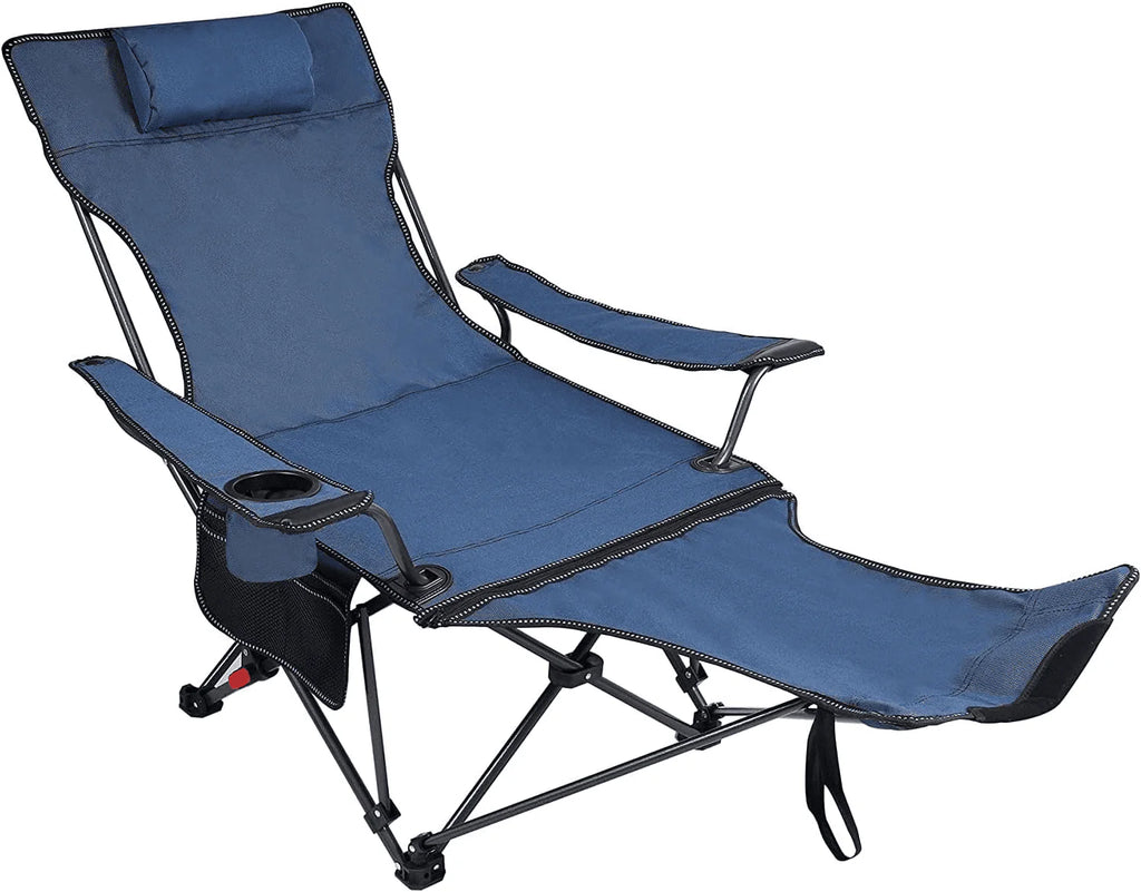 Adjustable Outdoor Folding Chair with Footrest P40647
