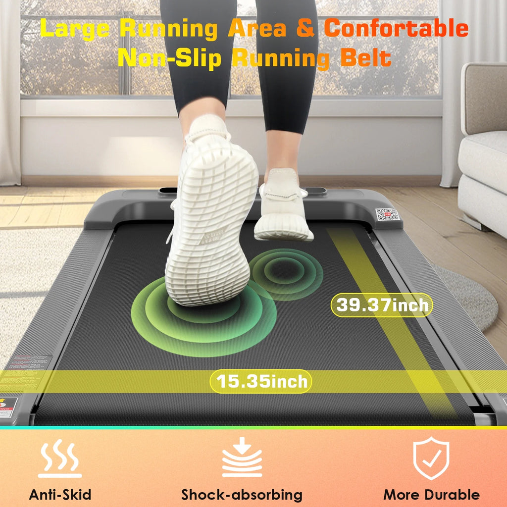 Under Desk Treadmill 2 in 1 Walking Pad with Remote Control A97550