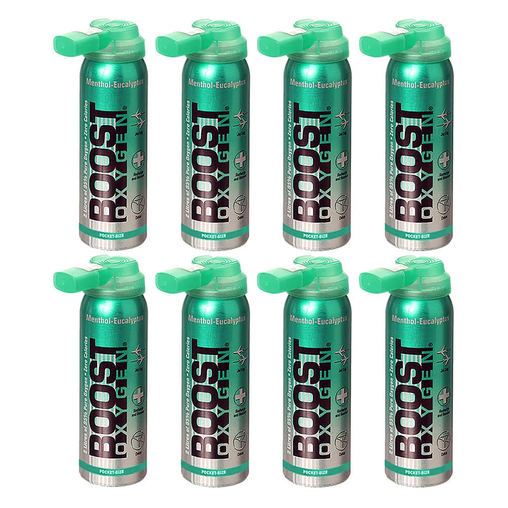 Menthol Eucalyptus 2-Liter Oxygen Canister 8 Pack S46891