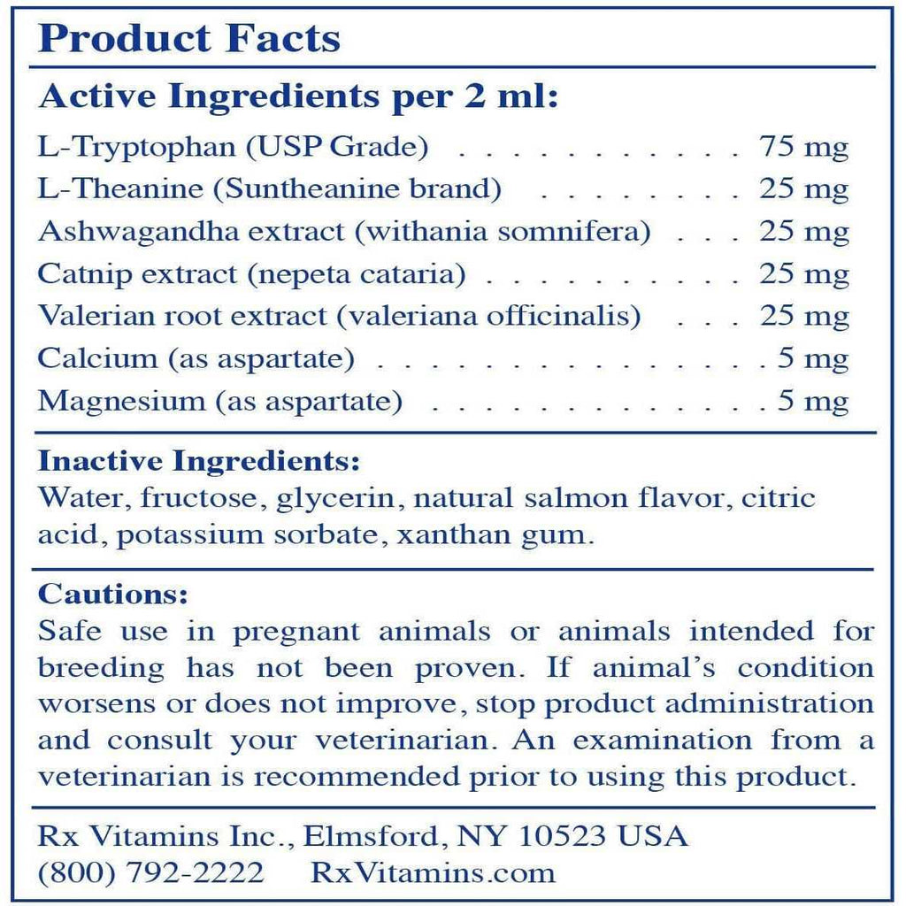 NutriCalm Liquid 4oz V11274
