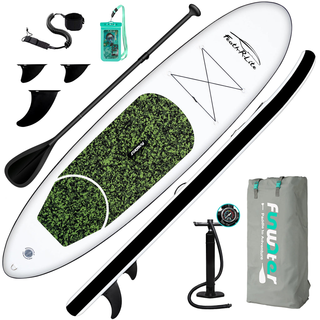 Red Camo Pattern Inflatable Stand Up Paddle Board 10'x30''x6'' A380970