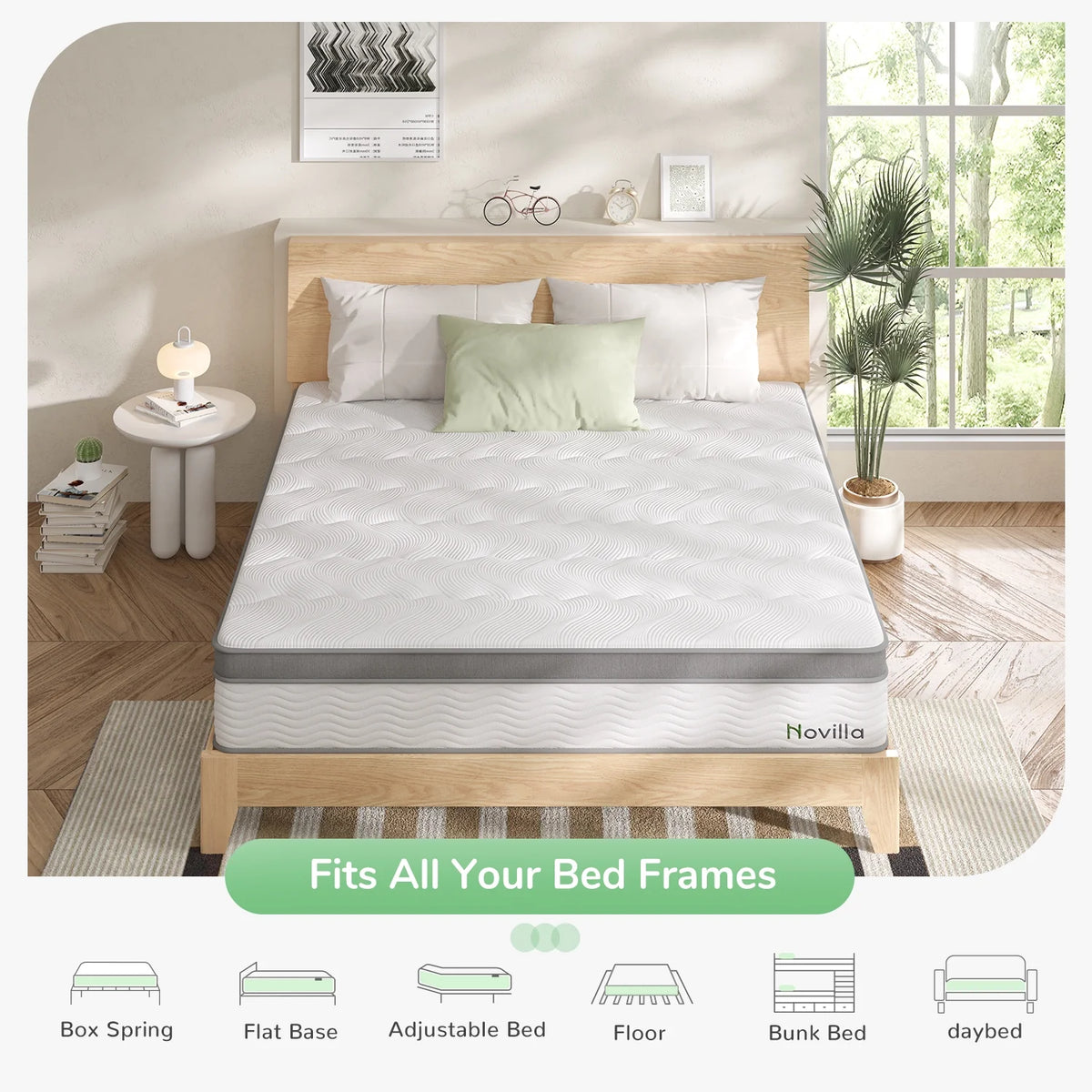 10 Memory Foam Pocket Spring Hybrid Mattress R164