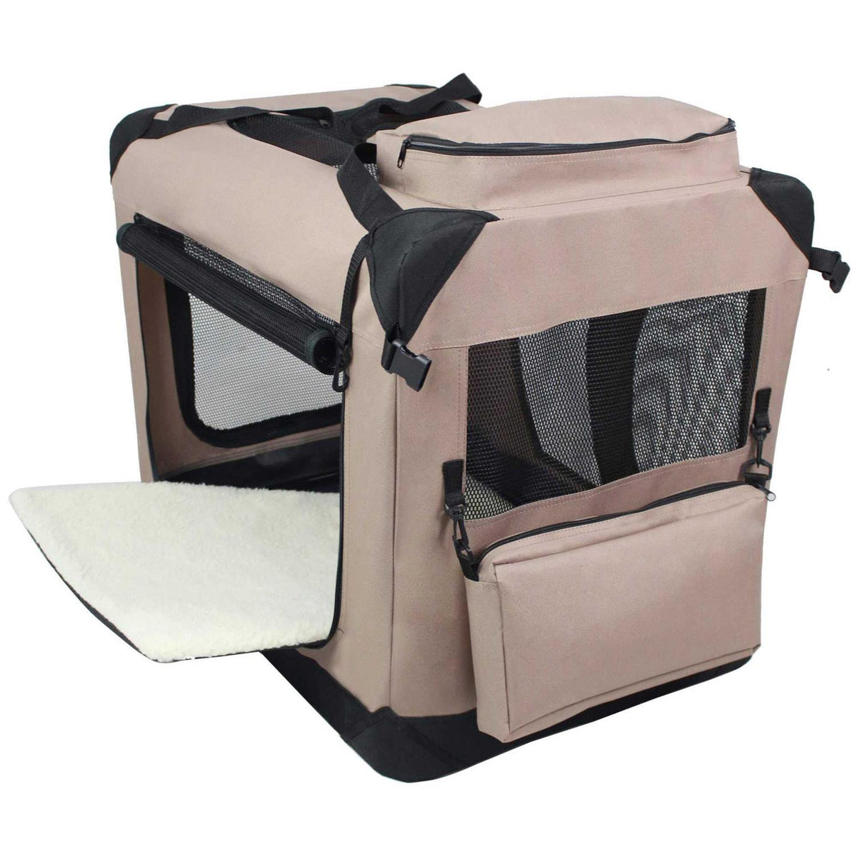 3-Door Folding Soft Dog Crate E60694