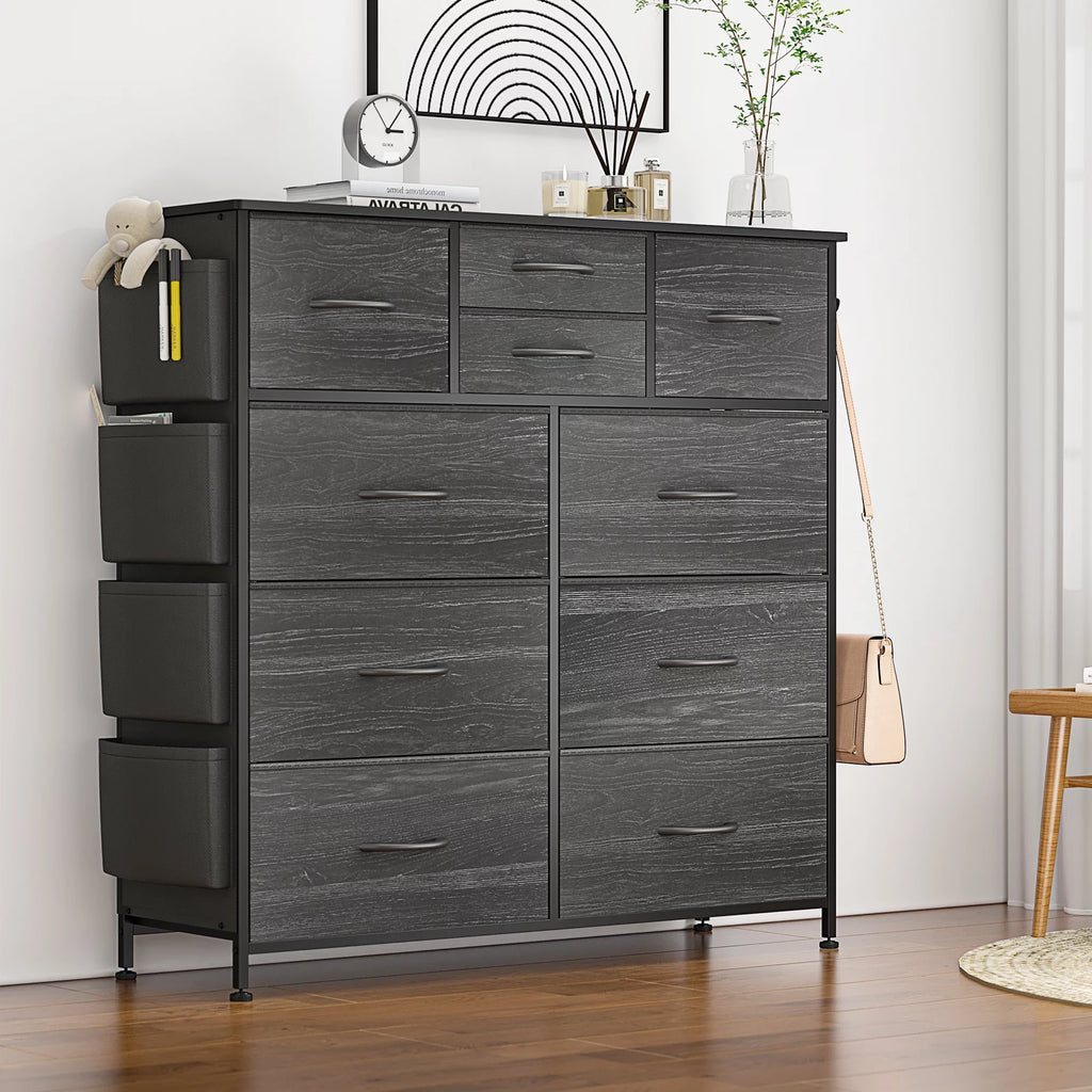 Brown 10 Drawer Dresser N5572