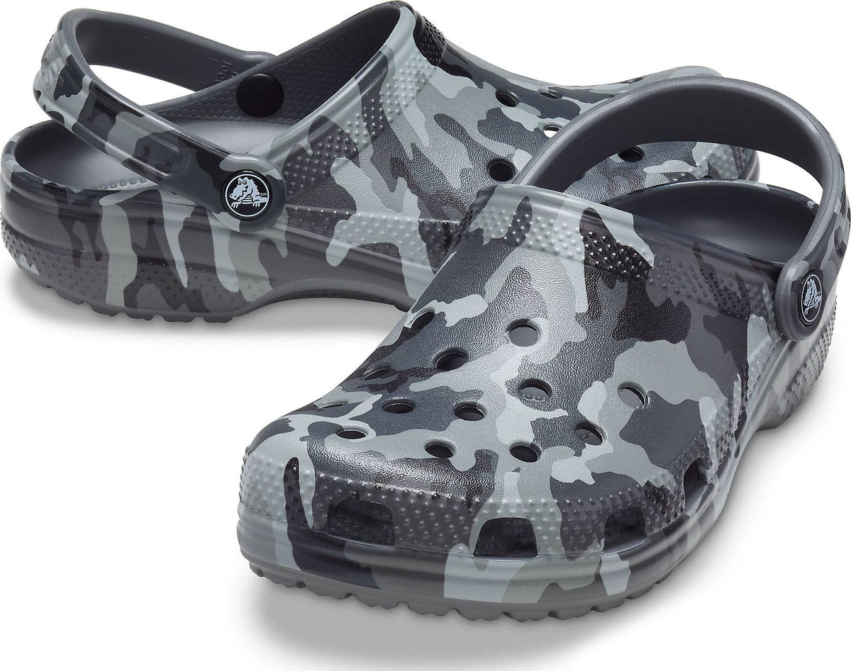 Gray Camo Clogs S25385