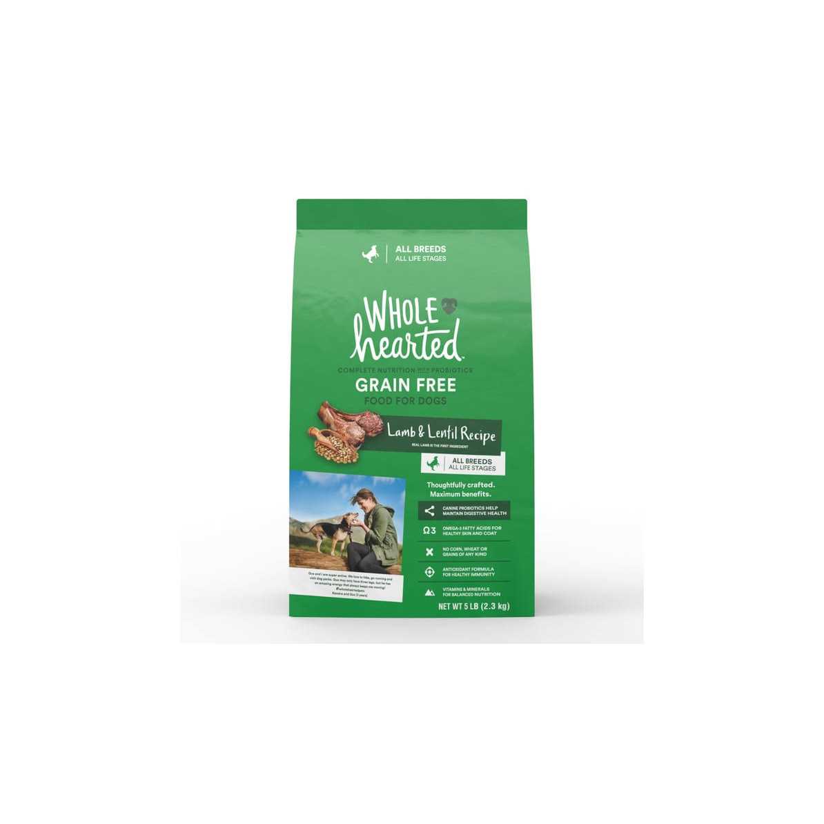 Grain Free Lamb and Lentil Dry Dog Food L245