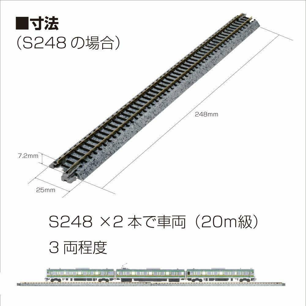 N Scale Double Track Station Line Set Train Model Rail Set R609