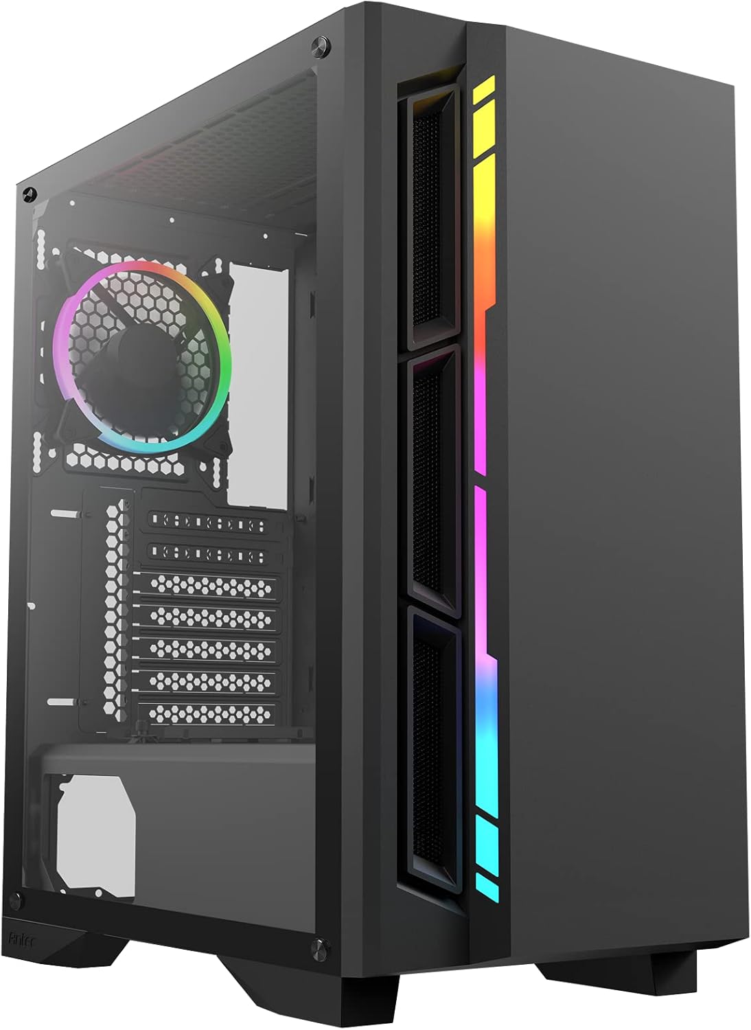 Mid-Tower ATX Gaming Case with Tempered Glass Side Panel E505