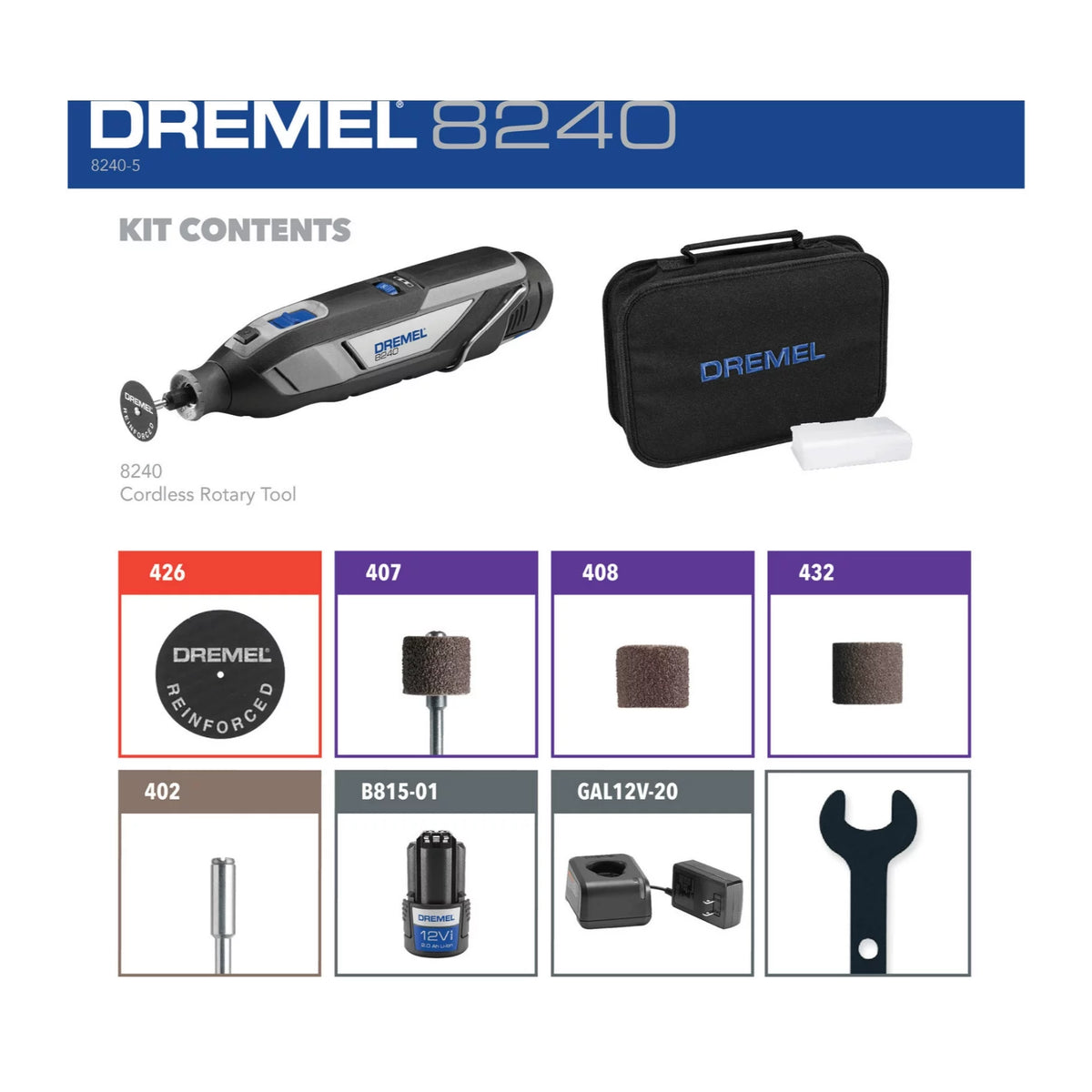 Cordless Rotary Tool Kit G55641