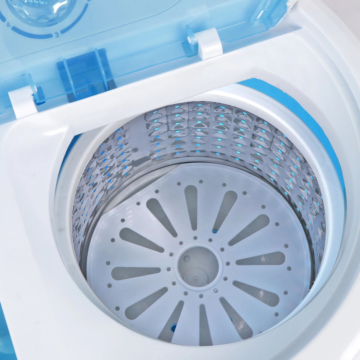 Portable Compact 10lbs Washer Blue White J5135