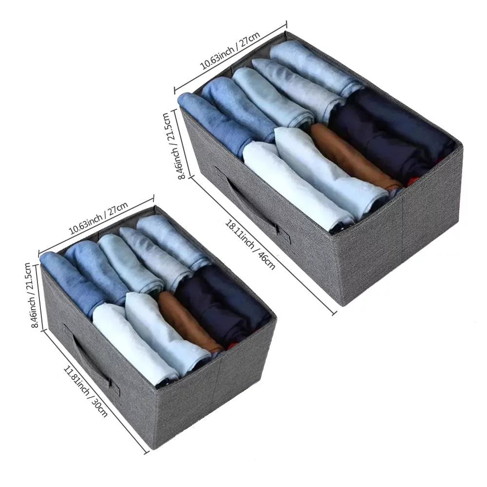 5 Drawer Fabric Storage Dresser with Wood Top K7397