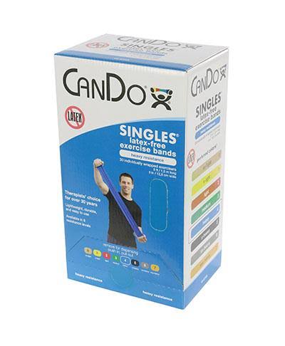 Latex Free Exercise Band Box of 30 Tan XX-Light D7883