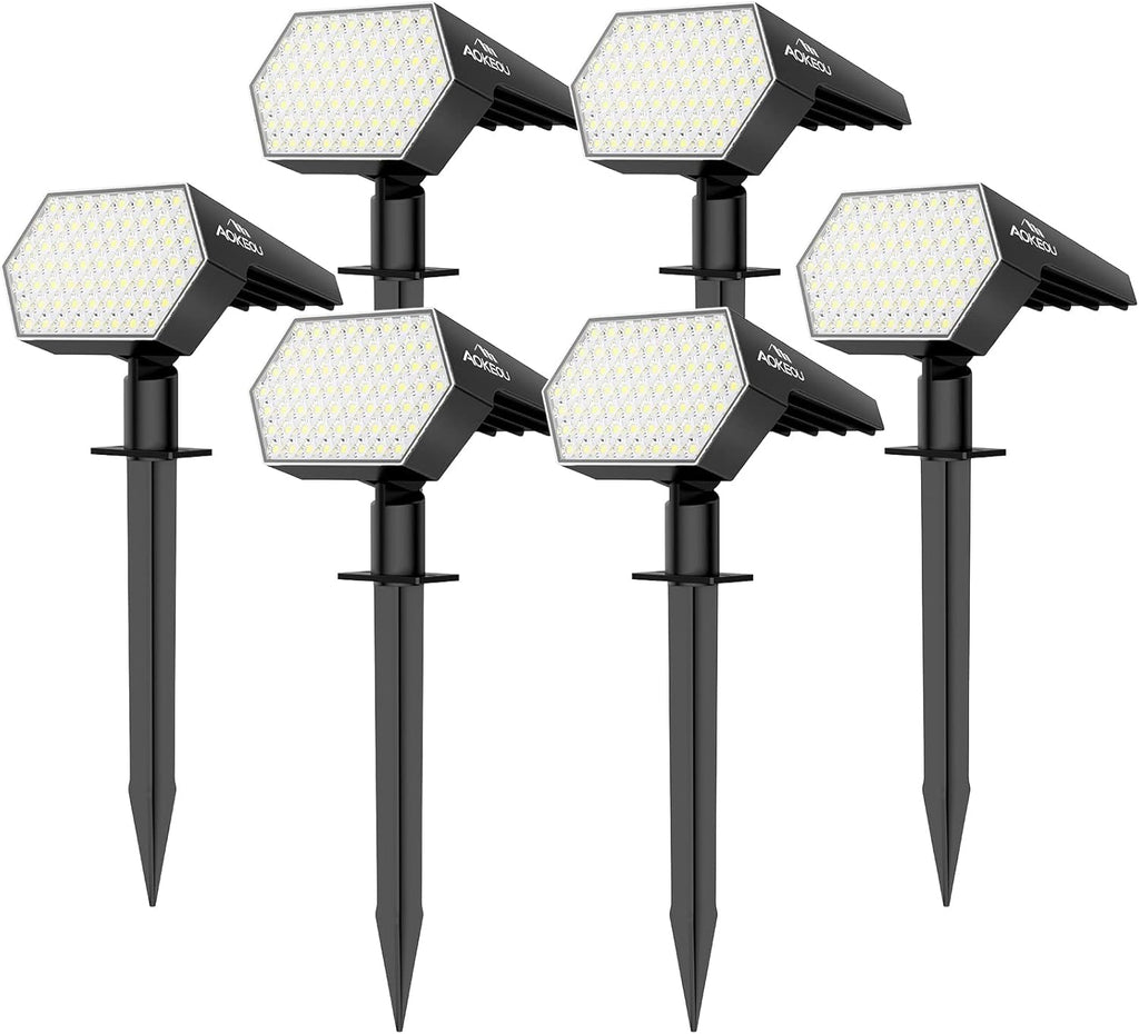 Solar Spot Lights Outdoor Waterproof 6 Pack X641