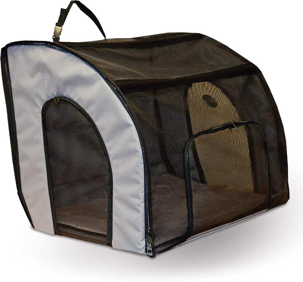 Gray Black Medium Pet Travel Carrier C562766