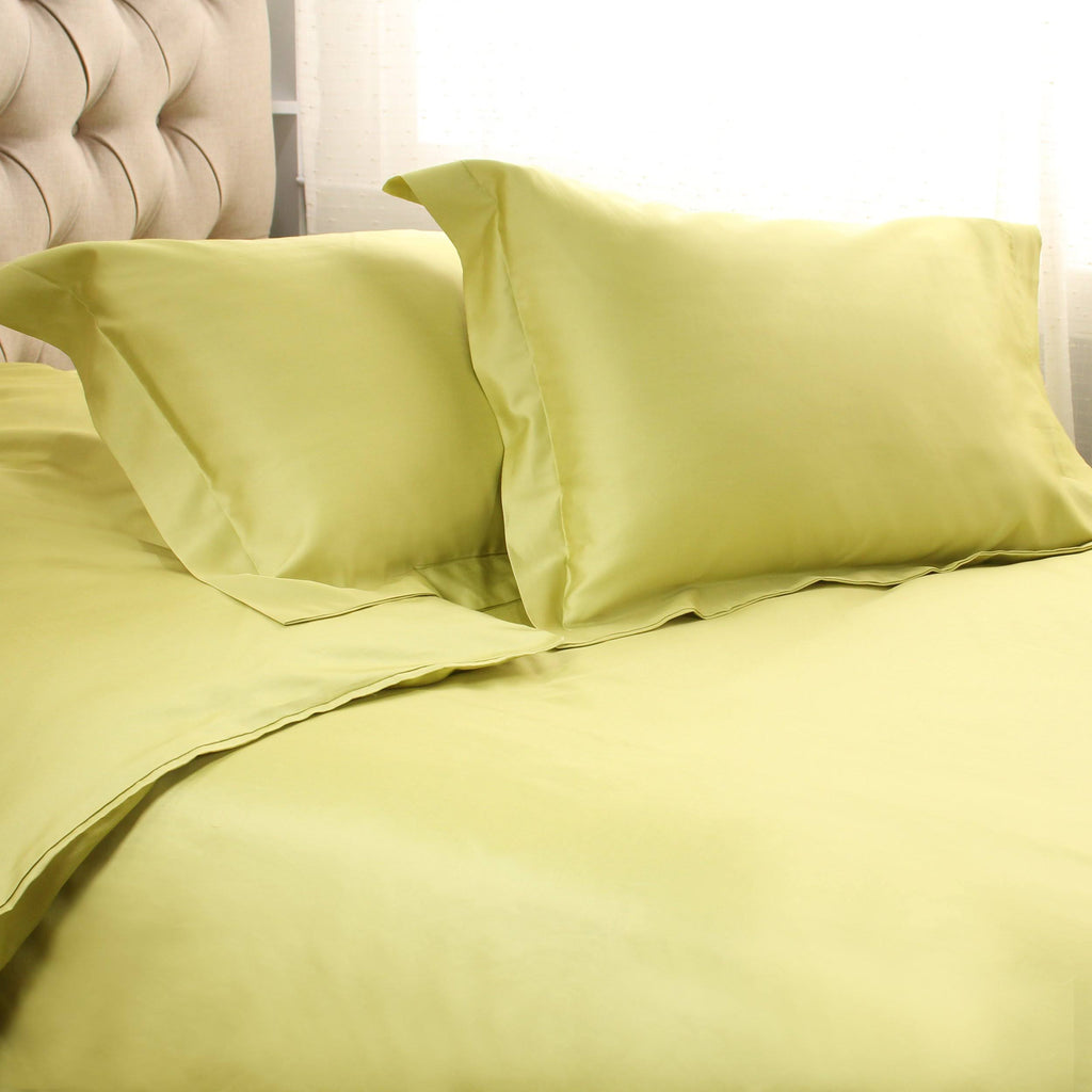 King/California King Ivory Egyptian Cotton 650 Thread Count Duvet Cover Set F601836