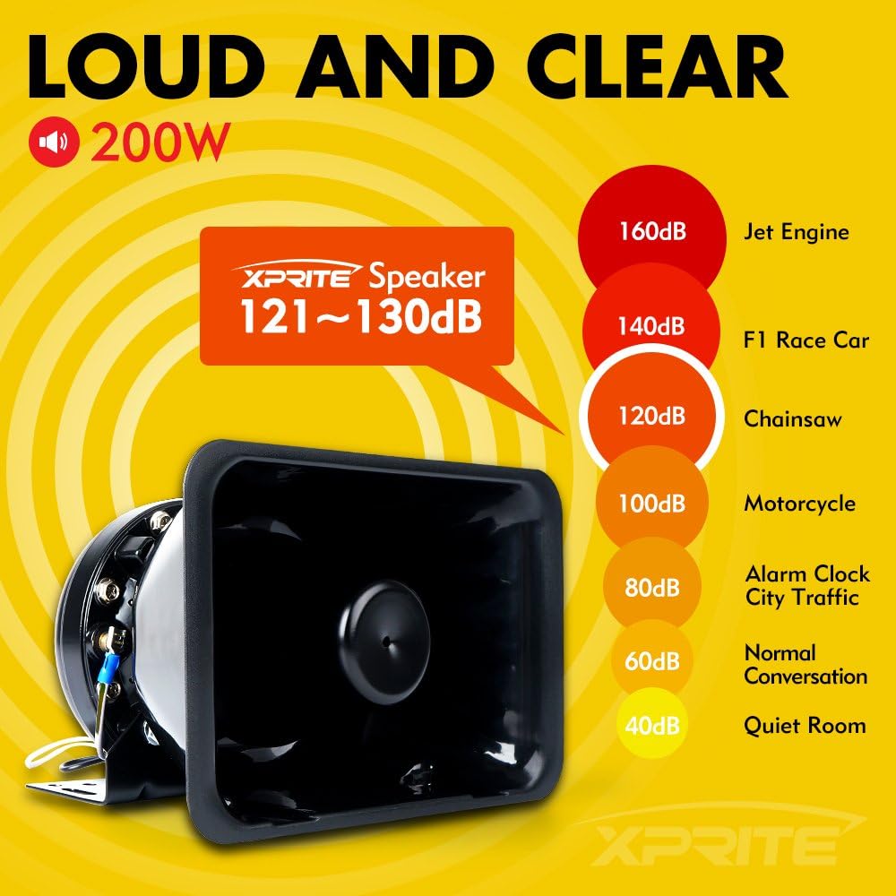 200 Watt Siren Speaker K883
