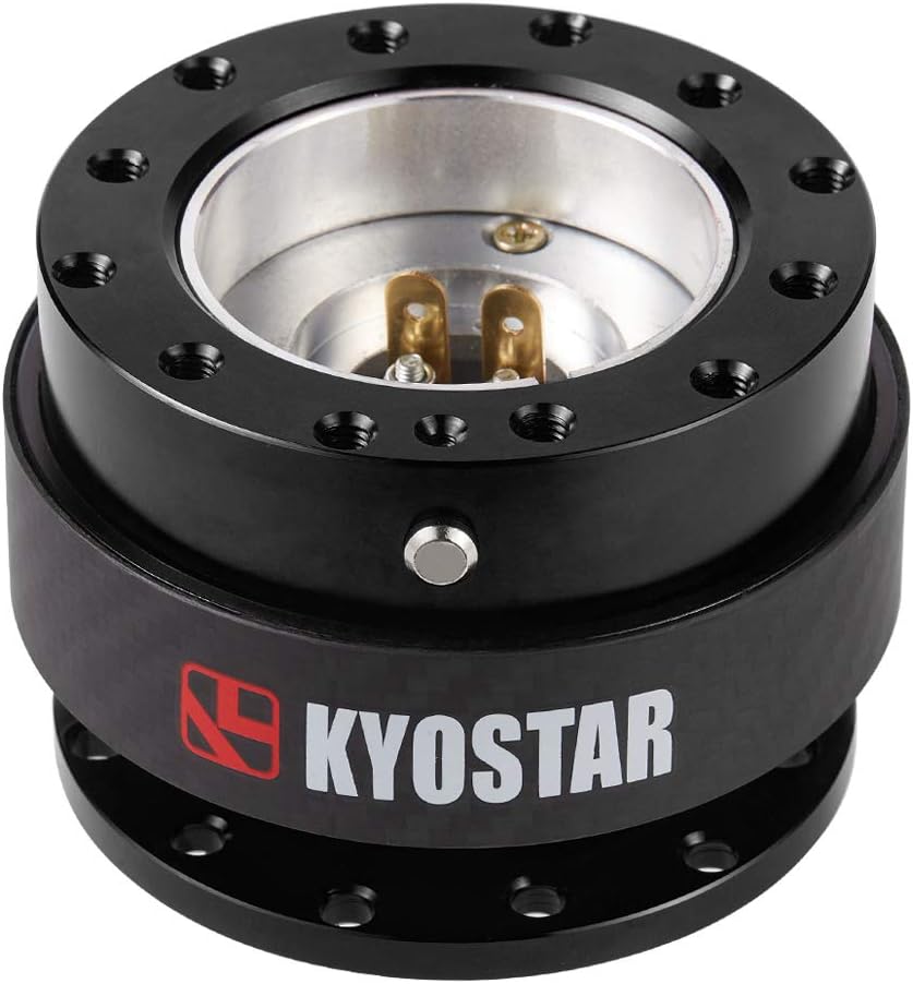 Steering Wheel Quick Release Hub Adapter with Carbon Fiber Ring H83288