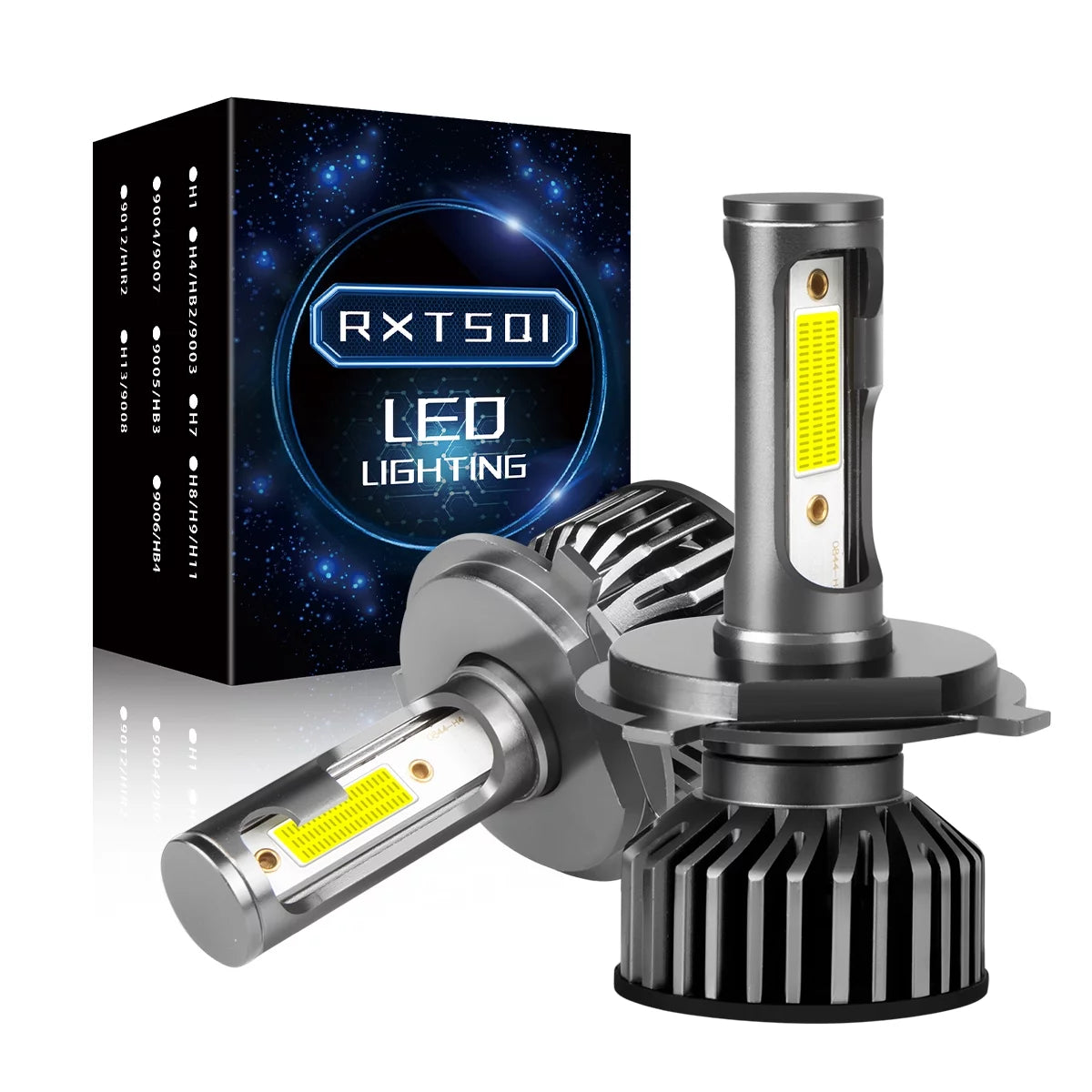 H4/9003/HB2 LED Bulb 6500K Cool White IP68 Waterproof Pack of 2 P314315