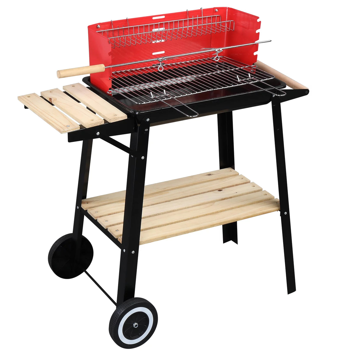 Charcoal Grill Portable Steel BBQ Pit C37322