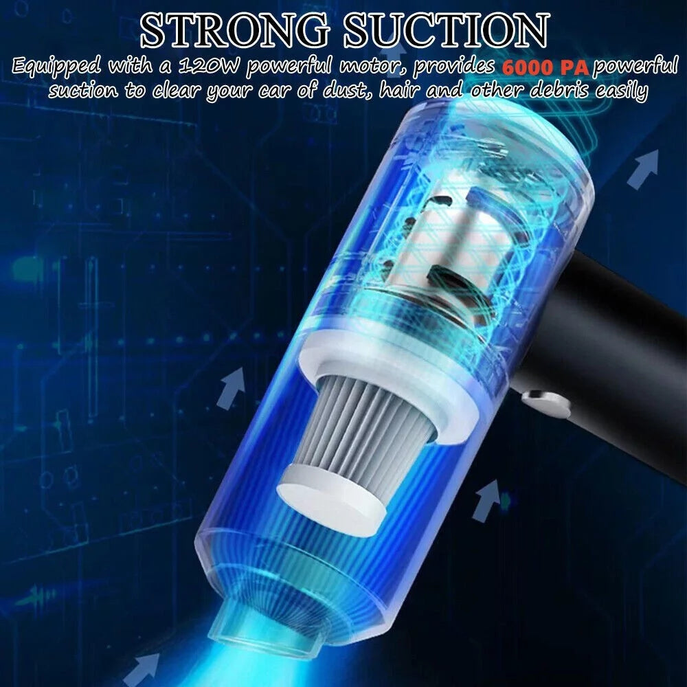 Cordless Handheld Wet Dry Vacuum Cleaner Q90329