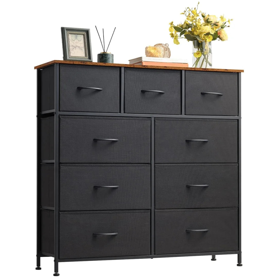 9 Drawer Fabric Storage Dresser J92292